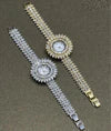 Classic Round Luxe Crystal Watch